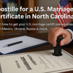 Apostille for a U.S. Marriage Certificate in North Carolina 25 Apostille for a U.S. Marriage Certificate in North Carolina