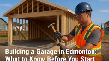 Building a Garage in Edmonton