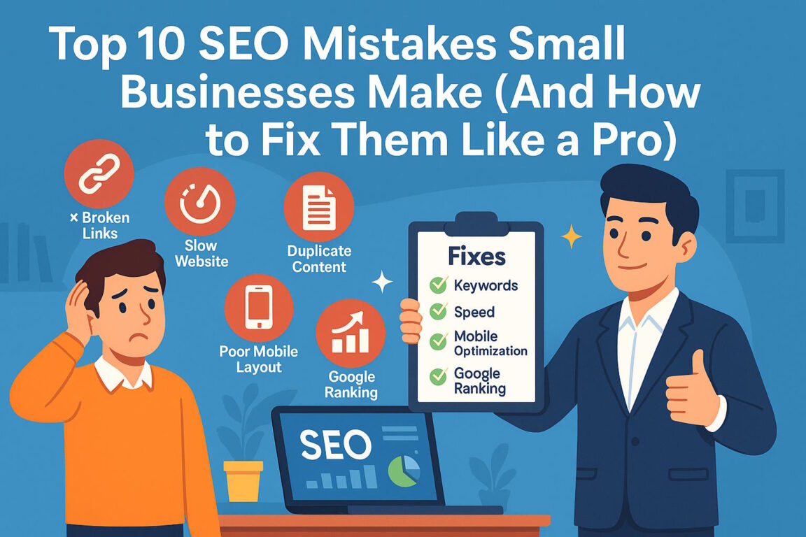 Top 10 SEO Mistakes Small Businesses Make (And How to Fix Them ...