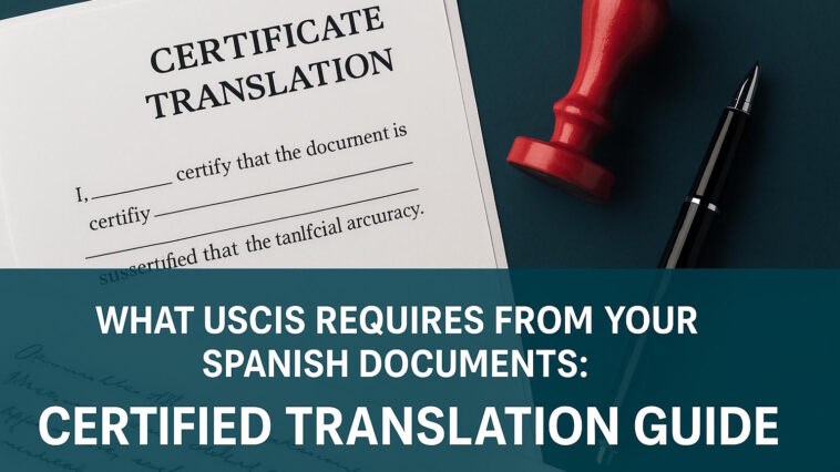 Certified Translations for USCIS