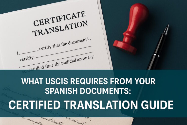 Certified Translations for USCIS