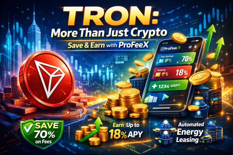 ⚡ TRON Is more than just crypto — Save and earn with ProFeeX 7 TRON Is more than just crypto
