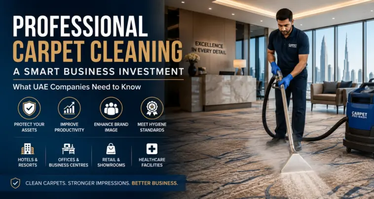 Professional Carpet Cleaning as a Smart Business Investment for UAE Companies