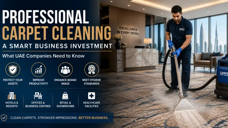 Professional Carpet Cleaning as a Smart Business Investment for UAE Companies