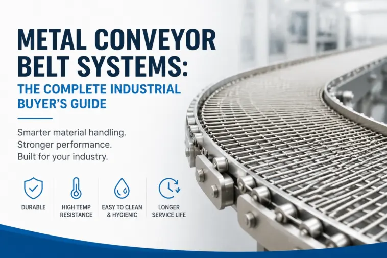 Metal Conveyor Belt Systems: The Complete Industrial Buyer's Guide to Smarter Material Handling 7 metal-conveyor-belt-systems-wire-mesh-industrial-guide