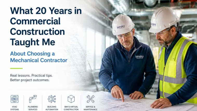 Commercial Mechanical Contractor Selection Guide – Lessons From 20 Years in Construction