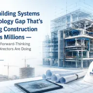 BIM building systems technology showing advanced mechanical construction and digital twin workflows