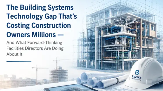 BIM building systems technology showing advanced mechanical construction and digital twin workflows