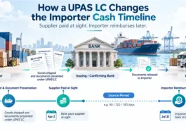 How a UPAS LC Changes the Importer Cash Timeline